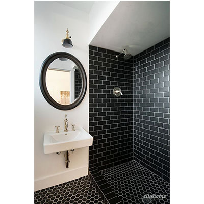 KITA Subway Glossy Black 10x20